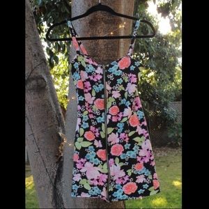 Neon Floral Vegas Dress